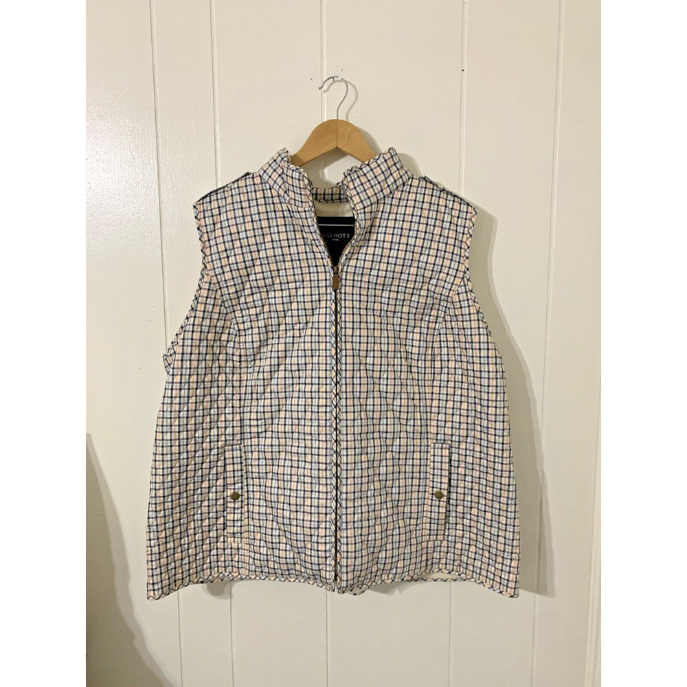 Talbots Women’s Size 2X Quilted Puffer Polyester With Vest Full Zip Heritage